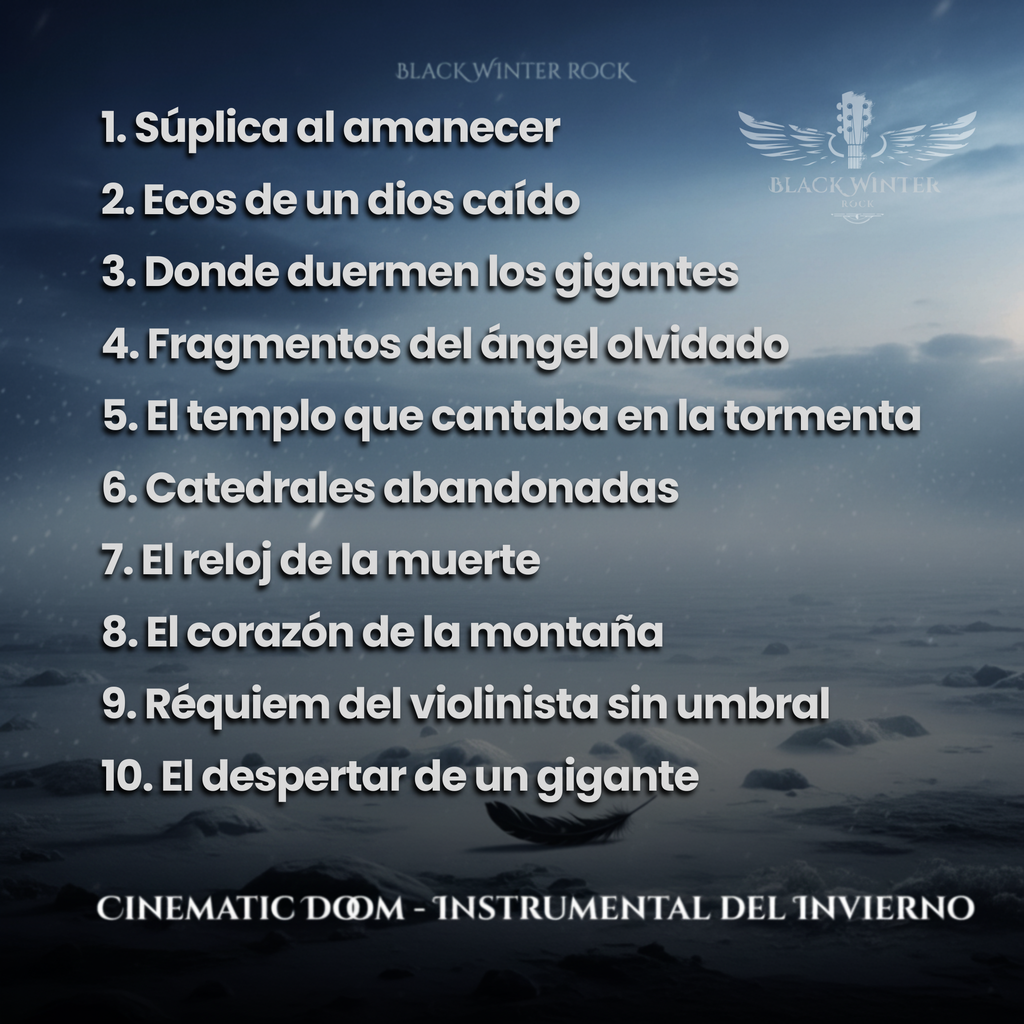CINEMATIC DOOM – INSTRUMENTALES DE INVIERNO - Black Winter Rock