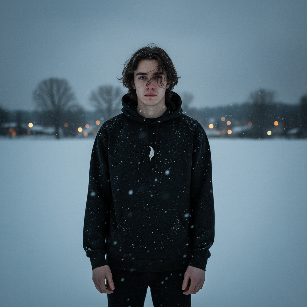 Black Winter Rock – Hoodie “WR Angel” (Edición Limitada).