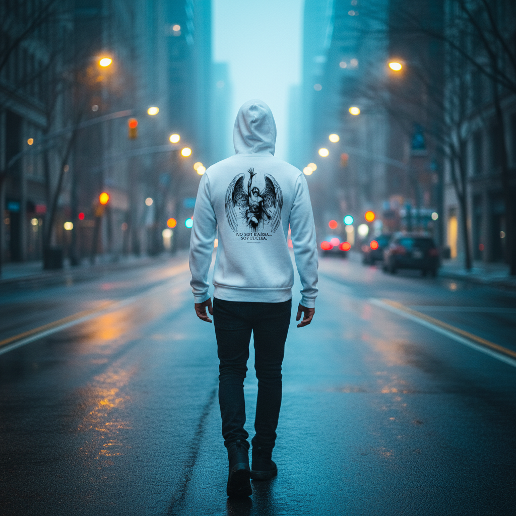 Buzo “No Soy Caída… Soy Lucha” – Edición Ángel del Invierno