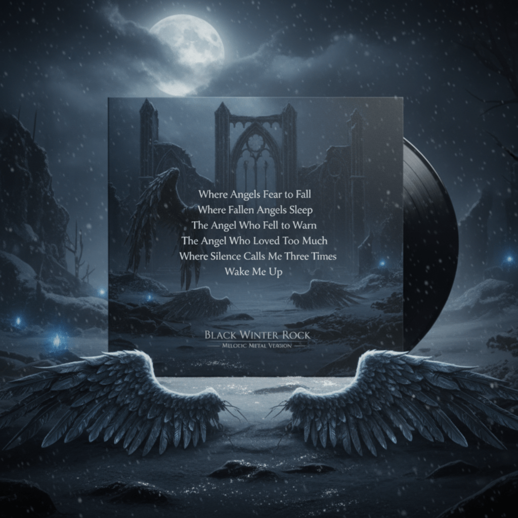 Black Winter Rock – Donde los Ángeles Temen Soñar (Versión Metal Melódico) - Black Winter Shop