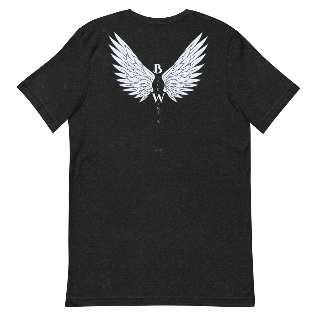Camiseta Negra “Alas del Invierno” – Black Winter Rock - Black Winter Shop