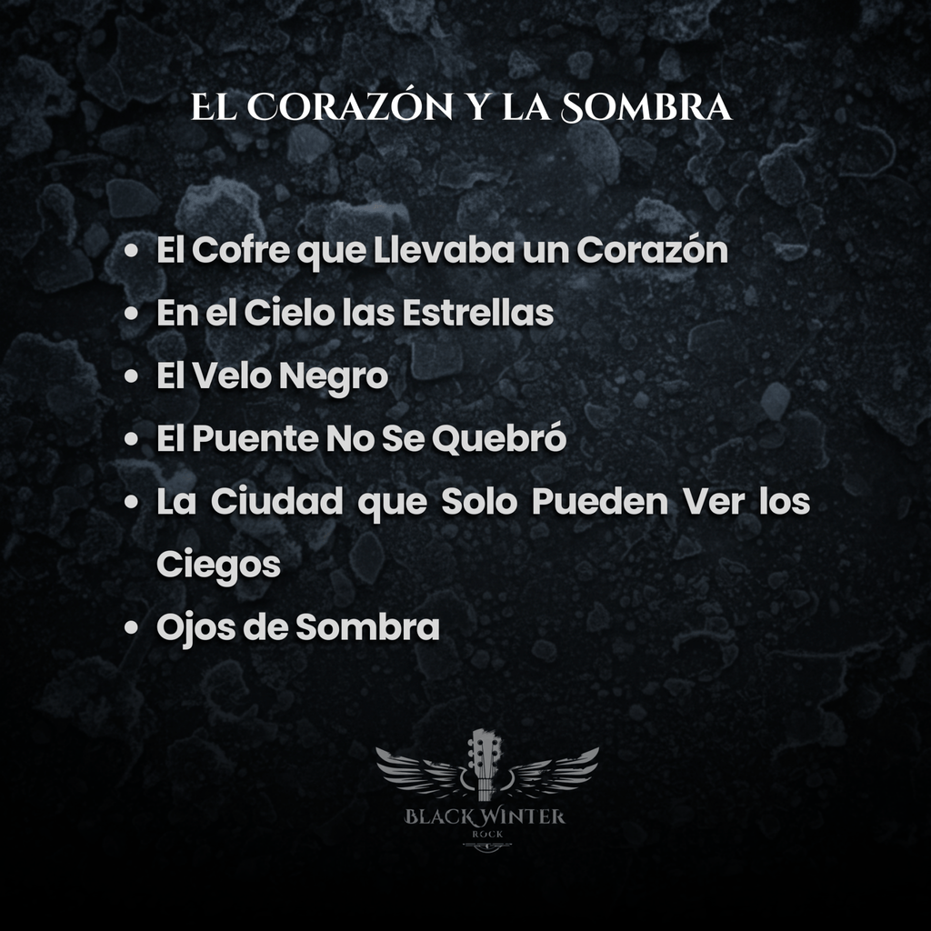 El Corazón y la Sombra – Álbum Digital de Black Winter Rock - Black Winter Shop