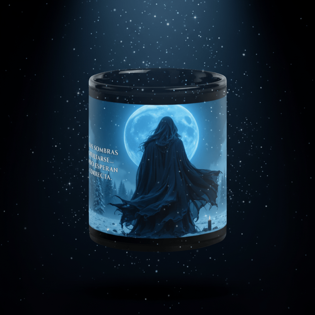 Taza: La Bruja Que Esperaba a la Luna Correcta – Edición Black Winter - Black Winter Shop