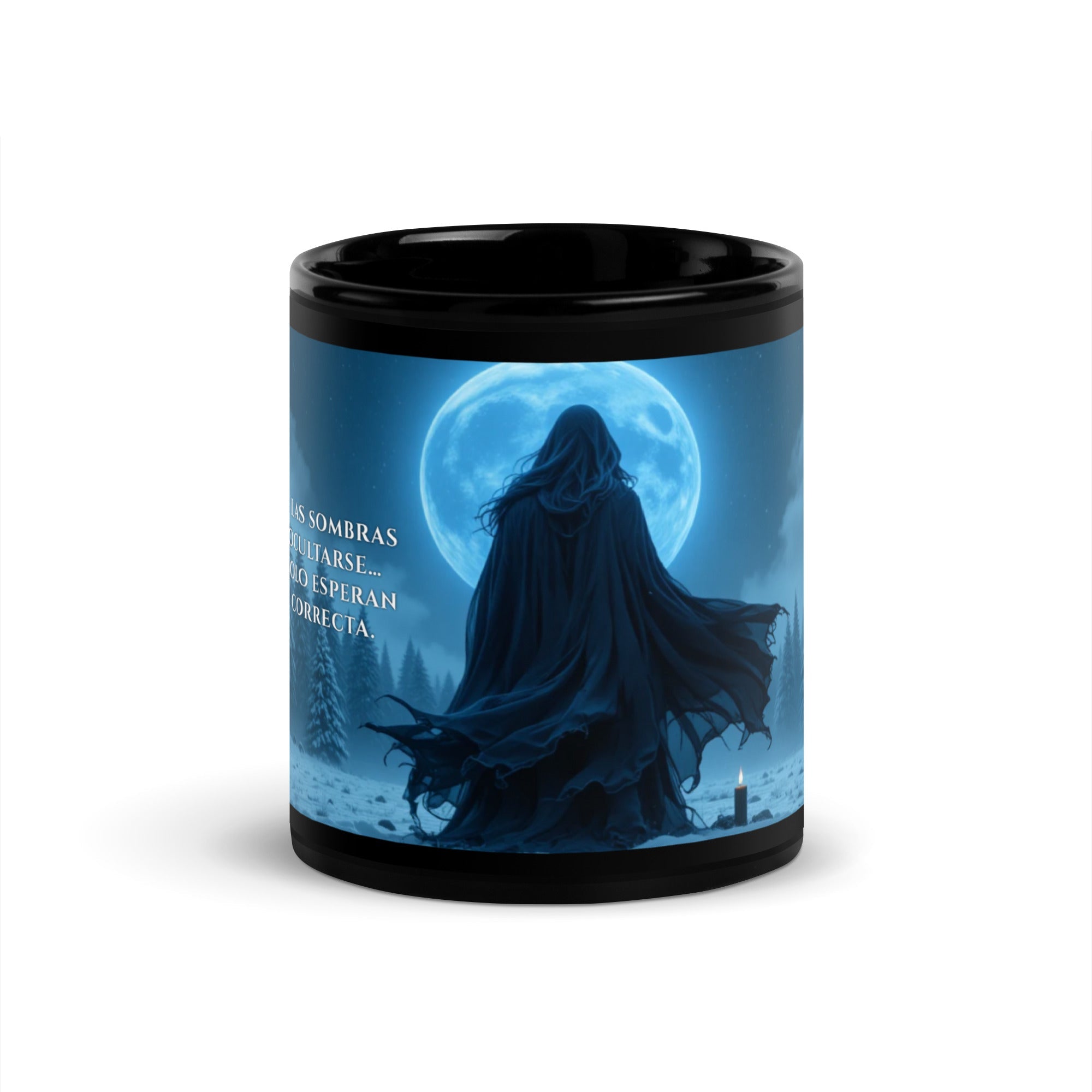 Taza: La Bruja Que Esperaba a la Luna Correcta – Edición Black Winter - Black Winter Shop